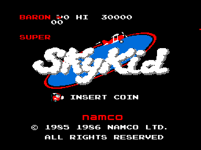 Vs. Super SkyKid Title Screen